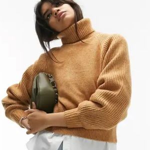 TOPSHOP Turtleneck Sweater